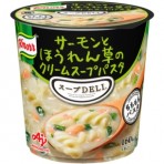 [크노르 스프 DELI] 연어와 시금치 크림 수프 파스타컵