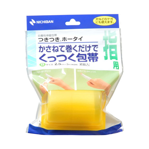 NICHIBAN 츠키츠키 손가락 붕대 S 2.5cm x 3m 2개입